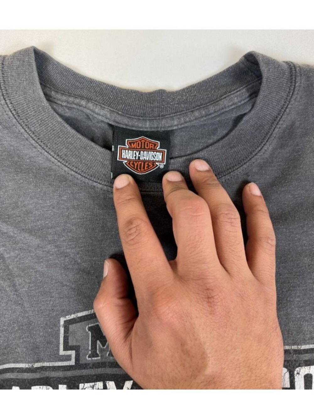 Harley-Davidson T-Shirt Men Gray Williamstown WV Dealer Graphic Logo Tee - Picture 3 of 8